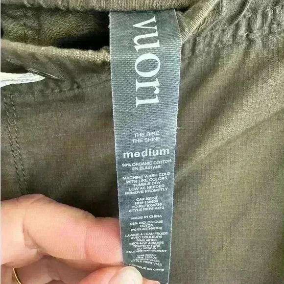 Men's Vuori Ripstop Pant Dark Oregano Size M - Picture 4 of 5